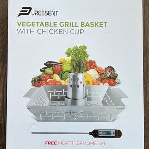 Veggie grill basket